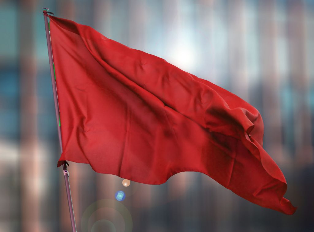 red flag for fraud, misuse, abuse in business transactions