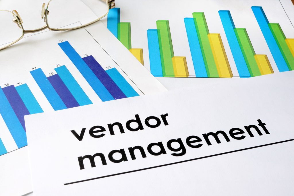 Charts used for vendor management or vendor fraud