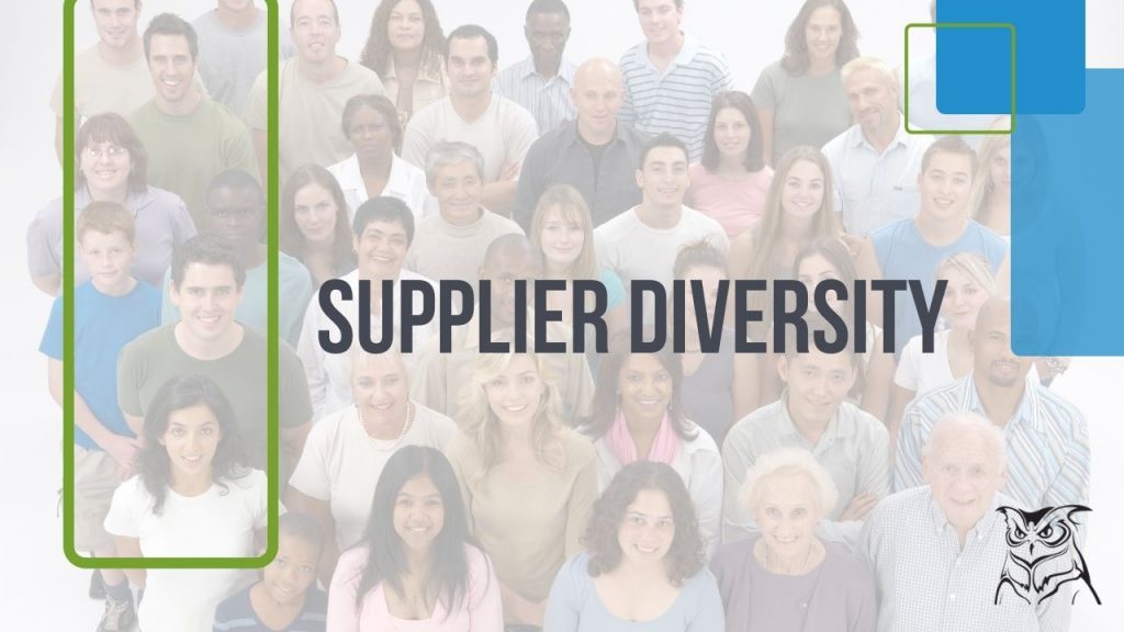 caring about supplier diversity