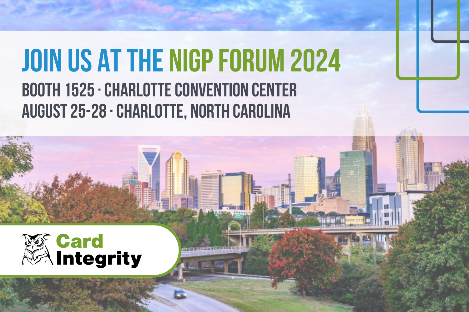 Join Us At The Upcoming 2024 NIGP Forum Card Integrity