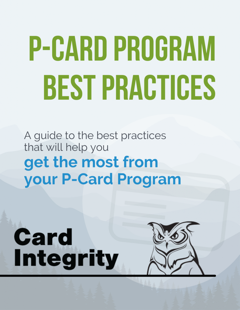 P-Card Program Best Practices eGuide