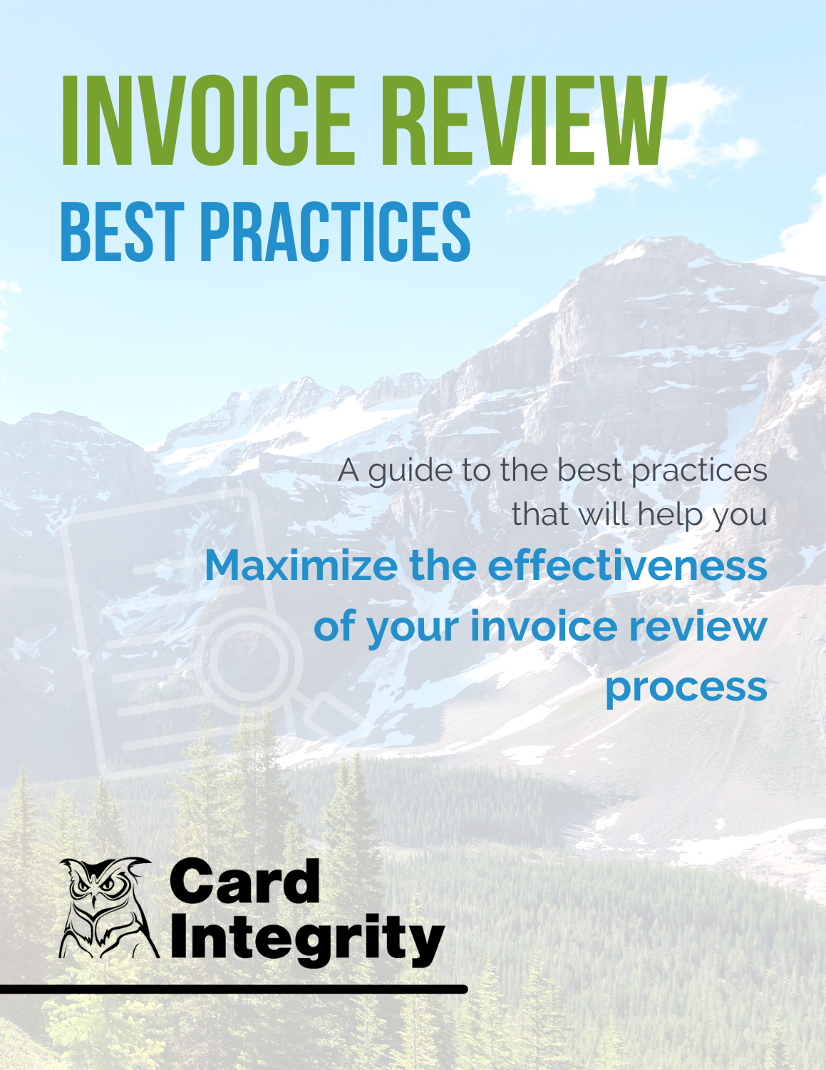 Invoice Review Best Practices eGuide