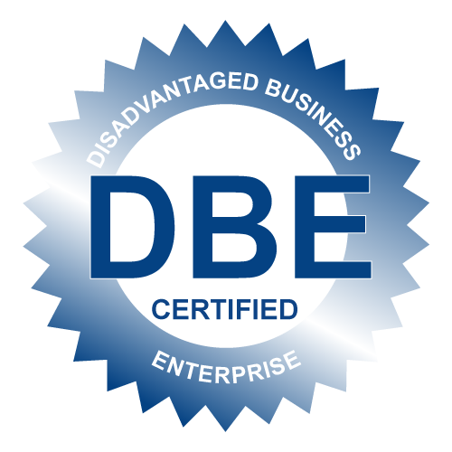 Disadvantaged business enterprise certification logo
