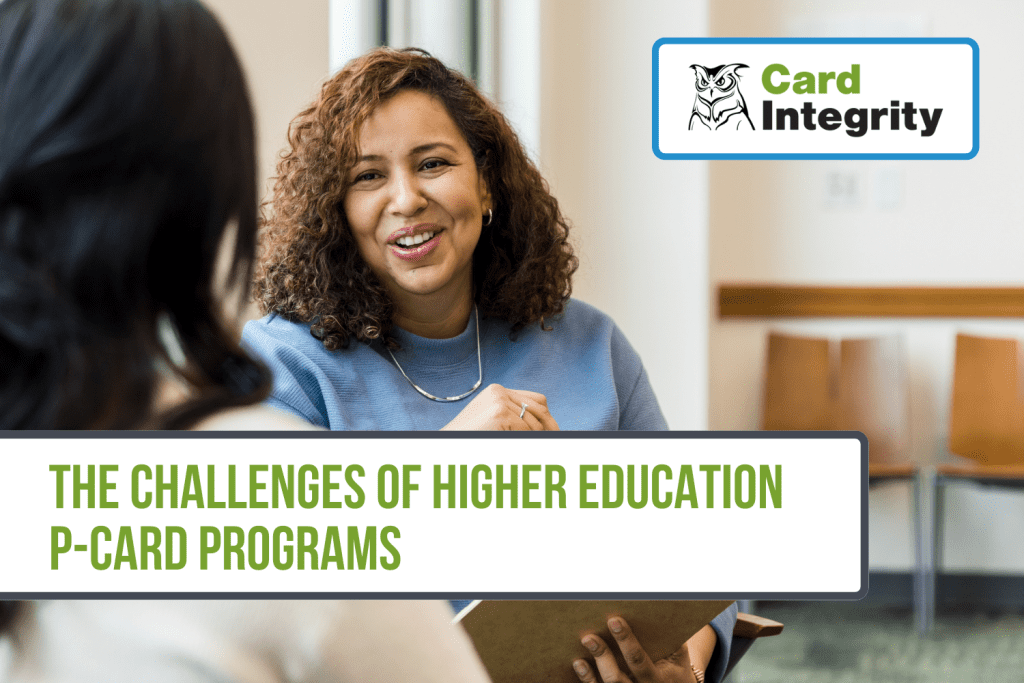 The challenges of higher education p-card programs