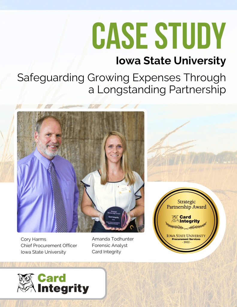 Iowa State/Card Integrity case study