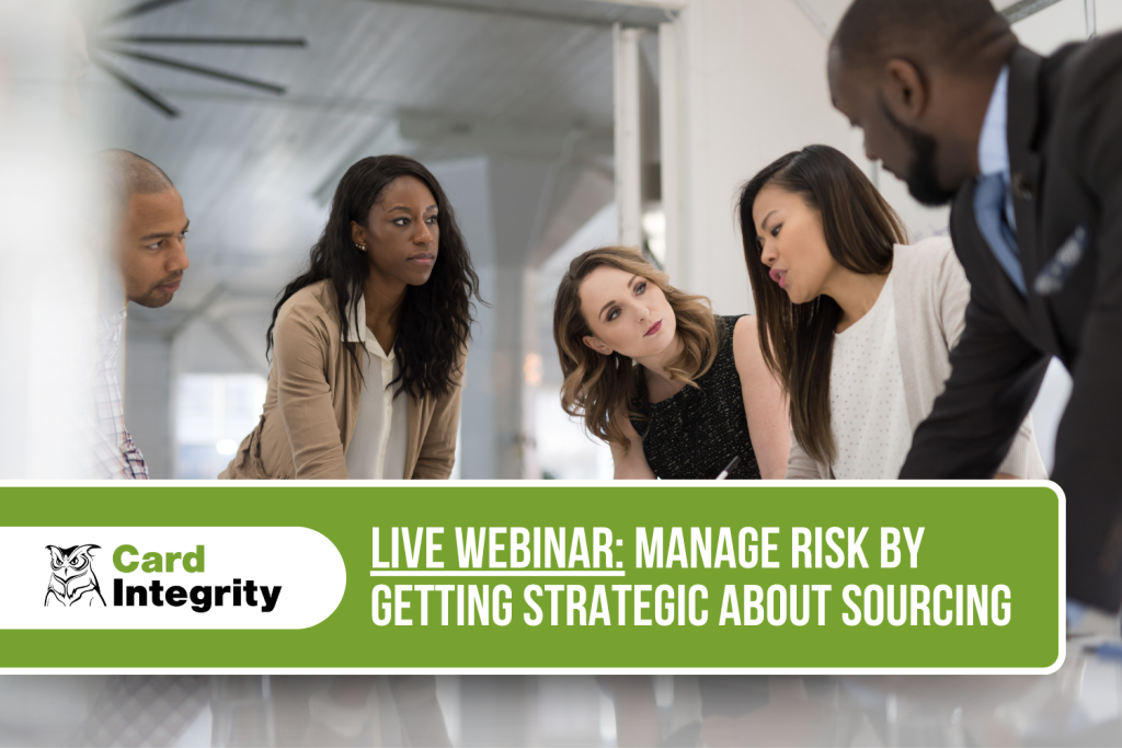 live webinar: Manage Risk By Getting Strategic About Sourcing