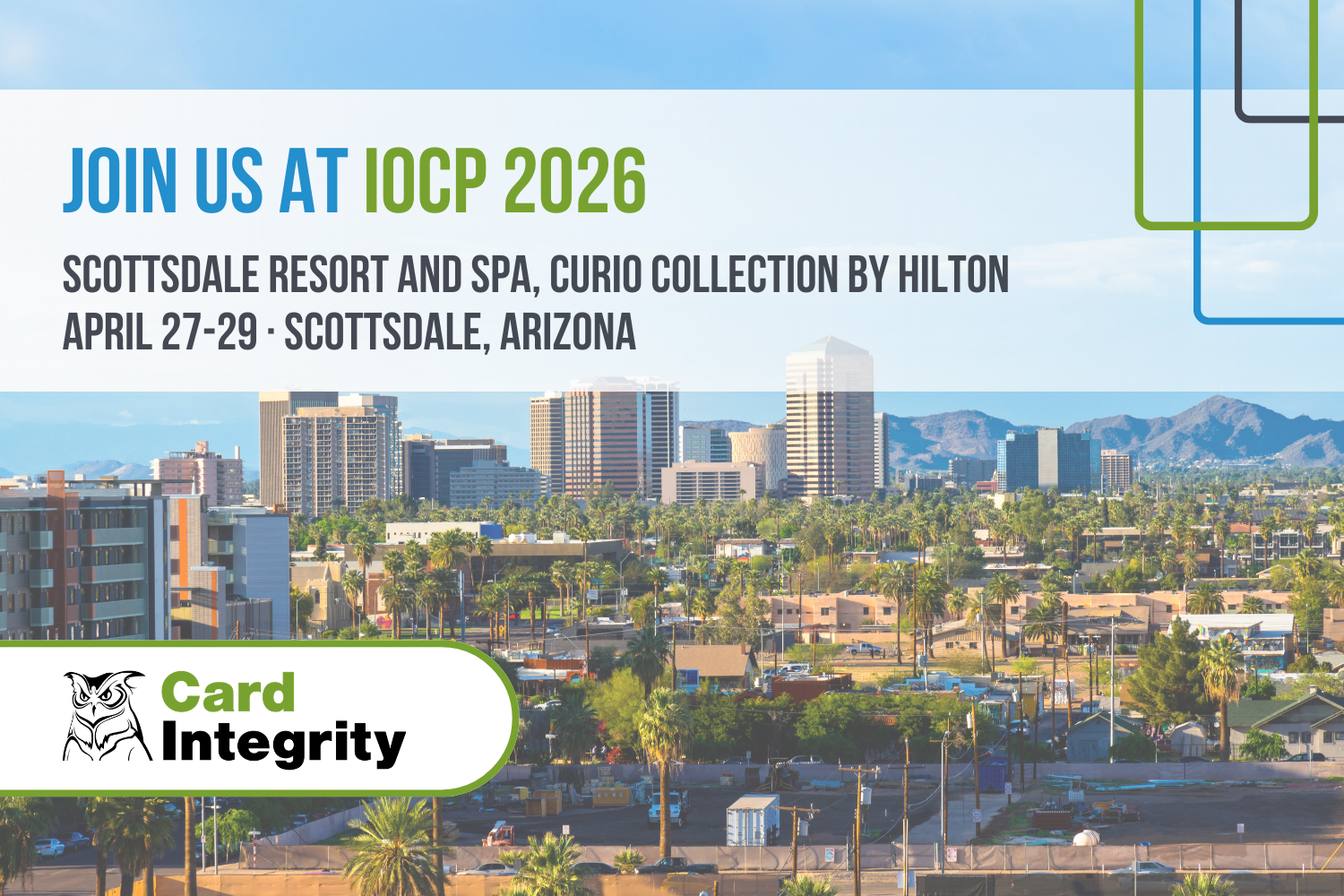 IOCP 2026, Scottsdale Resort and Spa, Curio Collection By Hilton. April 27-29.